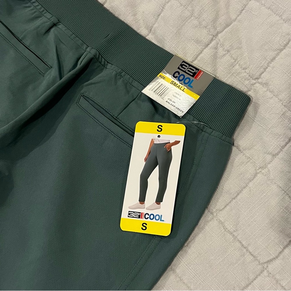 32 Degrees Cool Balsam Green Pants